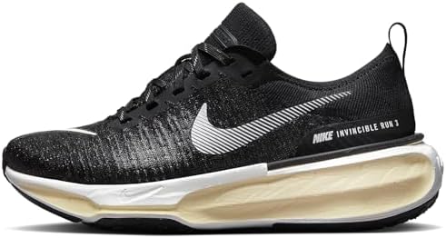 Amazon.com: Nike ZOOMX Invincible Run FK 3 Black/White/Silver